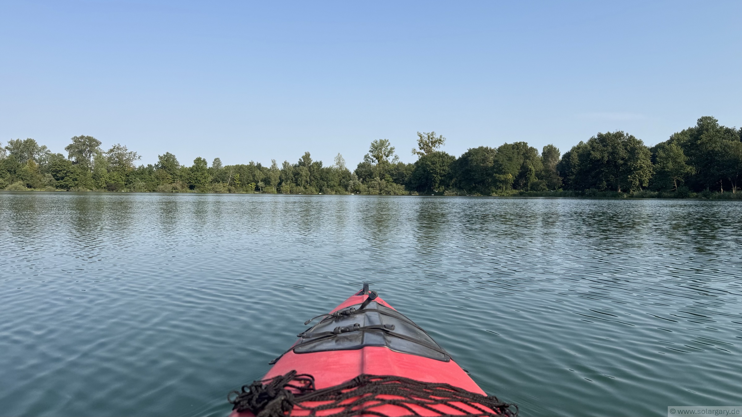 Am Einstiegs - Baggersee (der Ausschilderung zur Kläranlage folgen)