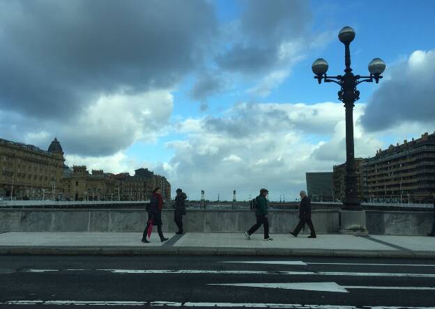 a bridge in San Sebastian